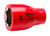 Knipex Hex Socket, 1/2" Drive-1000V Insulated, 27 mm 984727