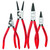 KNIPEX 4 Pc Circlip Set In Pouch 9K001951US