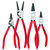 Knipex 9K 00 19 51 US 4 Pc Circlip Set In Pouch