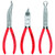 KNIPEX 3 Pc Long Nose Tool Set (38 31 200, 38 71 200, 38 91 200) 9K008012US