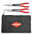 KNIPEX 2 Pc Extra Long Needle Nose Pliers Set w/ Keeper Pouch (28 71 280, 28 81 280 and 9K 00 90 12 US) 9K0080128US