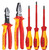 KNIPEX 5 Pc Pliers/Screwdriver Tool Set, 1000V Insulated 9K989821US