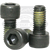 1"-8 x 5 1/2" Socket Head Cap Screws, Coarse, Alloy, Nylon-Patch Thermal Black Oxide, Partially Threaded, Qty 10
