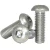 3/8"-16 x 2" Button Head Socket Cap Screws, 316 Stainless Steel, Fully Threaded, Qty 100