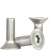 #10-24 x 1/2" Flat Head Socket Cap Screw, 316 Stainless Steel, Fully Threaded, Qty 100