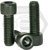 9/16"-12 x 5 1/2" Socket Head Cap Screws, Thermal Black Oxide, Full Thread, Coarse (UNC), Alloy Steel, Qty 10