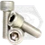 7/16"-14 x 3 1/2" Socket Head Cap Screws, 18-8 Stainless Steel A2, Coarse, Partially Threaded, Qty 50