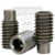 3/8"-24 x 7/8" Socket Set Screws, Full Dog Point, Black Oxide, Fine (UNF), Alloy Steel, Qty 100