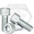 M18-2.50 x 100 mm Socket Head Cap Screws, Metric Class 12.9, Zinc-Bake Cr+3, Partial Thread, Coarse (UNC), ISO 4762 / DIN 912, Qty 10