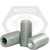 M8-1.25 x 70 mm Socket Set Screws, Cup Point, Metric Class 45H, Zinc-Bake Cr+3, Coarse (UNC), Alloy Steel, ISO 4029 / DIN 916, Qty 100