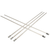 0.18" x 11.8" 100Lb Proferred Bead Self-Locking 304 Stainless Ties, Qty 50