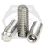 M4-0.70 x 4 mm Socket Set Screws, Flat Point, 18-8 Stainless Steel A2, Coarse (UNC), Qty 100
