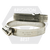 #24 (1"-2") (25mm-51mm) Stainless 304 Housing And Band - Steel Nickel Plated Screw (Worm-Gear), Qty 100
