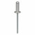 Asce 4-1 1/8 (.020-.062) Alum/Steel Dome Closed-End Blind Rivets, Qty 500