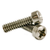 #10-32 x 1" Fillister Slot Machine Screws Slotted Fillister Head 18-8 Stainless Steel A2, Fully Threaded, Qty 500