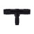 Midland Metal 53725-1008 Reducing Tee, 5/8 in Hose Barbed x 5/8 in Hose Barbed x 1/2 in Hose Barbed, Nylon