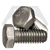 1/4"-20 x 4 1/2" Grade 2 Hex Cap Screw, Plain Finish, Partially Threaded, Qty 450
