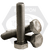 1/2"-13 x 2 1/4" Hex Tap Bolt A307 Grade A, Coarse, Low Carbon, Plain Finish, Fully Threaded, Qty 300