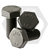 1"-8 x 9 1/2" A490 Type 1 Heavy Hex Structural Bolt Coarse Plain (USA), Partially Threaded, Qty 50