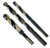 41/64" (0.6406) S&D 1/2" Shank 118Deg M2 HSS Black And Gold Proferred M2 HSS Black And Gold Drill Bit, Qty 1