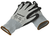 L Black Nitrile / Gray Liner Proferred Industrial Gloves, Qty 6