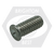 #10-32 x 3/8" Flanged Capacitor Discharge (Cd) Stud, Stainless Steel, Qty 5000