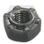 7/16-14 (9417143) Hex Weld Nut, Short Pilot, 6 Projections,Plain Steel, Qty 1200