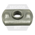 1/2"-13 Spot Weld Nut, Dual Rib Projection, Qty 1000