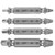 Milwaukee 49-57-9001 M2 Steel Screw Extractor Set 4PC