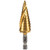 Klein Tools 25962 12-Step Drill Bit, Double-Fluted, 3/16-Inch to 7/8-Inch