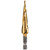 Klein Tools 25964 13-Step Drill Bit, Double-Fluted, 1/8-Inch to 1/2-Inch