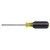 Klein Tools 663 #3 Square Recess Screwdriver, 4-Inch Round Shank