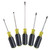 Klein Tools 85445 Screwdriver Set, Slotted, Phillips and Square, 5-Piece