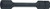 Ko-ken NV14145.100-19 1/2 Sq. Dr. Extension Socket 19mm 6 point 100mm Sleeve Drive