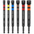 Klein Tools 32940 Magnetic Hollow Color-Coded Power Nut Drivers Set, 6-Piece