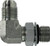 Midland Metal 6801NWO2 90-deg Elbow, 1/8-in Male JIC x 1/8-in Male Adjustable O-Ring Boss, Steel