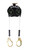 Frontline RPG082RLE Frontline RPG082RLE Leading Edge Cable Twin Leg 8' SRL with Steel Rebar Hook Ends