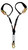 Frontline LPO62SADJ Frontline LPO62SADJ Combat 6' Tie-Back Double Leg  Shock Absorbing Lanyard with Snaphooks