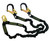 Frontline LIS62RA Frontline LIS62RA Elite Lite Elastic Twin Leg 6' Aluminum Rebar Hook Lanyard