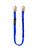 Frontline LIS61S-AM Frontline LIS61S-AM Combat American Style Single Leg 6' Snaphook Lanyard with Internal Shock Absorber