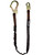 Frontline LIS61R Frontline LIS61R Combat 6' Single Leg Rebar Hook End Lanyard with Internal Shock Absorber