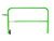 Frontline GUG55GRN Frontline GUG55 Guardrail 5' Rolling Swing Gate