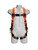 Frontline 100VTB-UN-3D Frontline 100VTB-UN-3D Combat Economy Series Full Body Harness with Tongue Buckle Legs (Uni) - 3D Rings