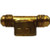 ANDERSON METALS 04058-060612 Branch Tee, 3/8-in SAE 45 deg Male Flared x 3/8-in SAE 45 deg Male Flared x 3/4-in FPT, Brass