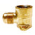 ANDERSON METALS 04090-1008 Drop Elbow, 5/8-in Male Flared x 1/2-in Female NPT, Brass