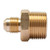 ANDERSON METALS 07489-1012 Connector, 5/8-in Male Flared x 3/4-in Male Garden Hose, Brass