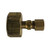 ANDERSON METALS 707422-1206 Female Adapter, 3/4-in Female Garden Hose x 3/8-in Compression, Lead-Free Brass