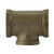ANDERSON METALS 738106-161608 Pipe Reducing Tee, 1-in FPT x 1-in FPT x 1/2-in FPT, Bronze