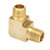 MID-AMERICA FITTINGS 23455X8 SAE Pattern 90-deg Barstock Elbow, 1/2-in Male NPTF x 1/2-in Male NPTF, Brass