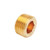 MID-AMERICA FITTINGS 109AL-1 Countersunk Hex Plug, 1/16-in Male NPTF, Brass
